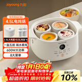九阳（Joyoung）电炖锅电炖盅隔水炖锅煮粥煲汤锅家用多功能锅婴儿辅食锅4.5L白瓷内胆燕窝盅GD186