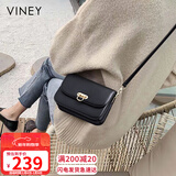 viney牛皮包包女包斜挎包小包洋气品牌单肩包生日新年礼物送女生女友