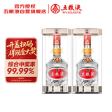 五粮液 22-25年 39度 浓香型白酒 500ml*2 双瓶(含礼袋) 年份随机