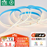 雷士（NVC）COB低压灯带灯条24V超亮10米装-暖白光-182灯珠/米-需购低压电源
