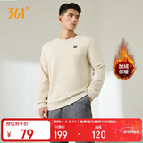 361°卫衣男装秋冬季长袖运动服休闲圆领宽松加绒上衣服652344801D-8