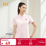 361°短袖女春夏季运动t恤速干衣polo衫跑步健身休闲瑜伽662424130H-2