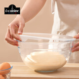 欧贵厨法国进口玻璃碗带盖微波炉加热专用耐高温家用和面盆沙拉碗烘焙碗 【带盖】17cm(1L)打蛋碗（蒸烤蛋糕碗、水果碗）
