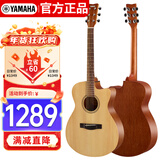 雅马哈（YAMAHA）FS400CNS 原声款云杉木初学者入门民谣缺角吉他 40英寸原木色哑光