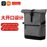 米家小米双肩包男士背包大容量时尚休闲旅行包电脑包学生书包女岩石灰