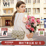 VANESSA HOGAN VH女包山茶花信封包秋冬小众老花链条包女士单肩斜挎包新年礼物