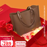 viney牛皮包包女包大容量托特包单肩包手提包生日元旦礼物送女生女友