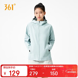 361°外套女秋冬季新款三防运动休闲户外冲锋夹克风衣服662534601-2