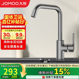 九牧（JOMOO）厨房水龙头7字型枪灰龙头360度可旋转高挑水龙头33186-205/HBS-Z