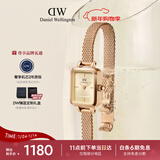 丹尼尔惠灵顿（DanielWellington）【许妍同款】DW女士手表复古小方糖钢带手表新年礼物送女友DW651