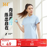 361°短袖女春夏季运动t恤速干衣polo衫跑步健身休闲瑜伽662424130H-3