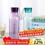 乐扣乐扣（LOCK&LOCK）ECO户外运动水杯户外便携塑料水壶男女杯子两件套（550ml*2） 