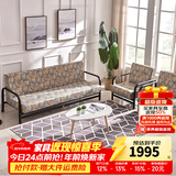 天坛家具沙发床两用经典可折叠布艺沙发现代简约单人沙发组合 三人位 长2030mm宽780mm高800mm