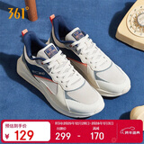 361°运动鞋男冬季通勤厚底增高休闲跑步老爹鞋子男672036708-3 40码