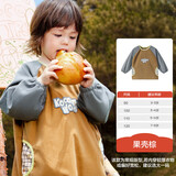 Kocotreekk树儿童罩衣防水防脏围裙反穿宝宝吃饭围兜灯芯绒