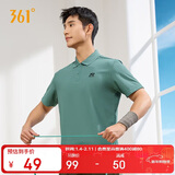 361°短袖男士t恤夏季运动服速干衣跑步健身上衣polo衫652424122H-4