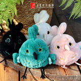 三星堆博物馆文创青铜啾鸟玩偶挂件书包挂饰毛绒可爱礼物丑萌公仔纪念品伴手礼送礼文创毛绒啾玩具毛绒冰箱贴 四色合集