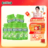 绿箭 无糖口香糖 薄荷味约40粒56g*6瓶 清新口气接吻糖 休闲零食糖果