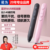 诺为N20 BLE触屏手写翻页PPT教师用多功能支持蓝牙连接翻页笔适配鸿合希沃白板多功能LED液晶屏 樱花粉