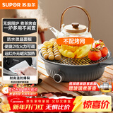 苏泊尔（SUPOR）围炉煮茶电陶炉多功能家用电煮茶炉养生泡茶烧水煮茶器蒸茶器白茶黑茶蒸茶器不挑器具SW-DTL-W1