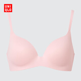 优衣库女装无钢圈文胸/3D爱豆红26春夏新款482659 11 粉红色 75A 适用A75 B75 A80 B80