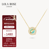 LOLA ROSE罗拉玫瑰日心说项链女款生日礼物女生马年本命年结婚纪念日送老婆