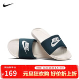 耐克NIKE休闲鞋男子一字拖鞋VICTORI休闲鞋CN9675-403海蓝44