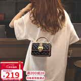 YUYULA牛皮包包女包斜挎包品牌轻奢手提链条包生日元旦礼物送女生女友