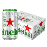 喜力星银啤酒248ml*24听整箱装春节不打烊