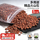 悠梵萌火山石5斤鱼缸铺底水族造景养鱼过滤石绿植营养土天然铺面石