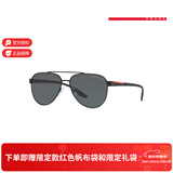 PRADA LINEA ROSSA普拉达眼镜偏光开车驾驶男款太阳镜墨镜0PS 54TS 【深灰色】【58】