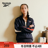 锐步锐步官方24新品男女同款经典运动休闲复古潮流拉链外套 24SRM101UGN1 L