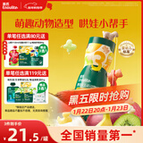 英氏（Engnice）婴幼儿手指泡芙宝宝零食五彩动物乐园泡芙条什锦果果味罐装32g
