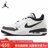 Jordan男休闲鞋乔丹AJ312熊猫配色 LEGACY 312运动鞋HV1811-101黑白44