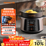 九阳（Joyoung）电炖锅 电炖盅 煲汤锅炖汤锅 煮粥锅多功能锅婴儿熬粥专用 电煮锅 5L炽陶GD509