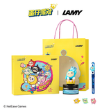 LAMY【开学礼物】凌美钢笔礼盒 蛋仔派对联名气球墨水笔小学三年级专用送男孩女孩正姿 蛋小蓝 0.5mm