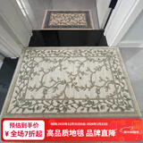 致尚美学欧美式加厚加密地垫 入户门垫脚垫厨房长条垫 卫生间吸水防滑垫 棉麻底-加厚高密【驼色】 60cm*90cm