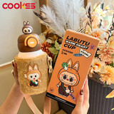 COOKSS儿童保温杯大容量男女生高颜值小学生初高中上学专用水杯水壶