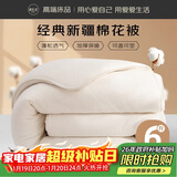 源生活 新疆棉花被子 春秋季棉被棉絮 秋冬厚被芯 经典款6斤220*240cm