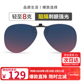 海伦凯勒墨镜夹片 男女款驾驶专用太阳镜夹片 情侣款眼镜夹片HP805C18