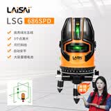 莱赛激光 水平仪LSG686SPD绿光5线 红外线强光户外高精度自动激光木工砌墙