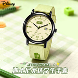 迪士尼（Disney）学生手表星球大战带日历帆布带石英表初高中生防水手表新年礼物