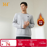 361°卫衣男装秋冬季长袖运动服休闲圆领宽松加绒上衣服652344801D-7