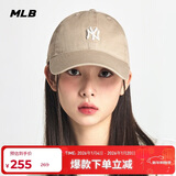 MLB帽子男女棒球帽时尚休闲鸭舌帽软顶情侣礼物3ACP7701N-50BGS