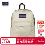 JANSPORT杰斯伯书包轻便双肩包男女旅行包简约背包电脑包学生校园 4QUTDH8奶漾-带侧边袋-25年