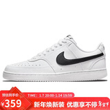 耐克NIKE运动板鞋女缓震COURT VISION运动鞋DH3158-101白黑36.5