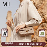 VANESSA HOGAN VH女包山茶花信封包秋冬小众老花链条包女士单肩斜挎包新年礼物