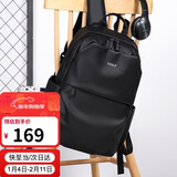 高尔夫（GOLF）背包男士大容量双肩包男韩版学生书包15英寸电脑包旅行包 黑色
