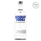 绝对伏特加品牌推荐 绝对伏特加原味经典瑞典洋酒 Absolut Vodka 一瓶一码 1000mL 1瓶