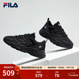 FILA斐乐女鞋跑步鞋火星二代复古老爹鞋运动鞋休闲慢跑鞋MARS Ⅱ 黑色-BK-F12W141116F 40